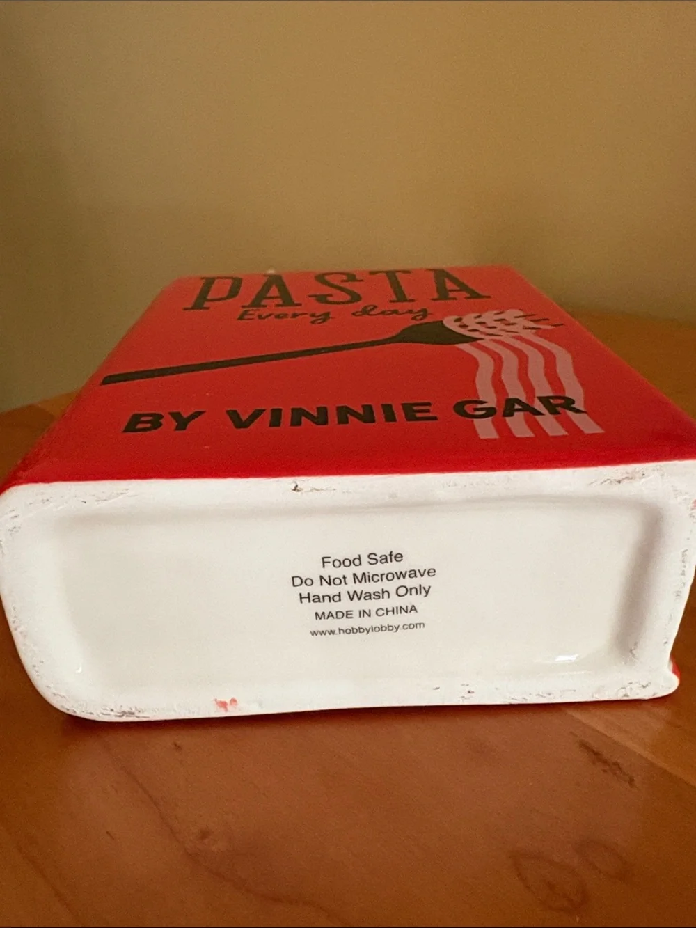 Oil Dispenser Bottle with graphics - Pasta Every Day - brand new